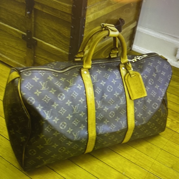 VGUC. Vintage Louis Vuitton Boston keep all 50 travel bag. Unisex. - Picture 8 of 12
